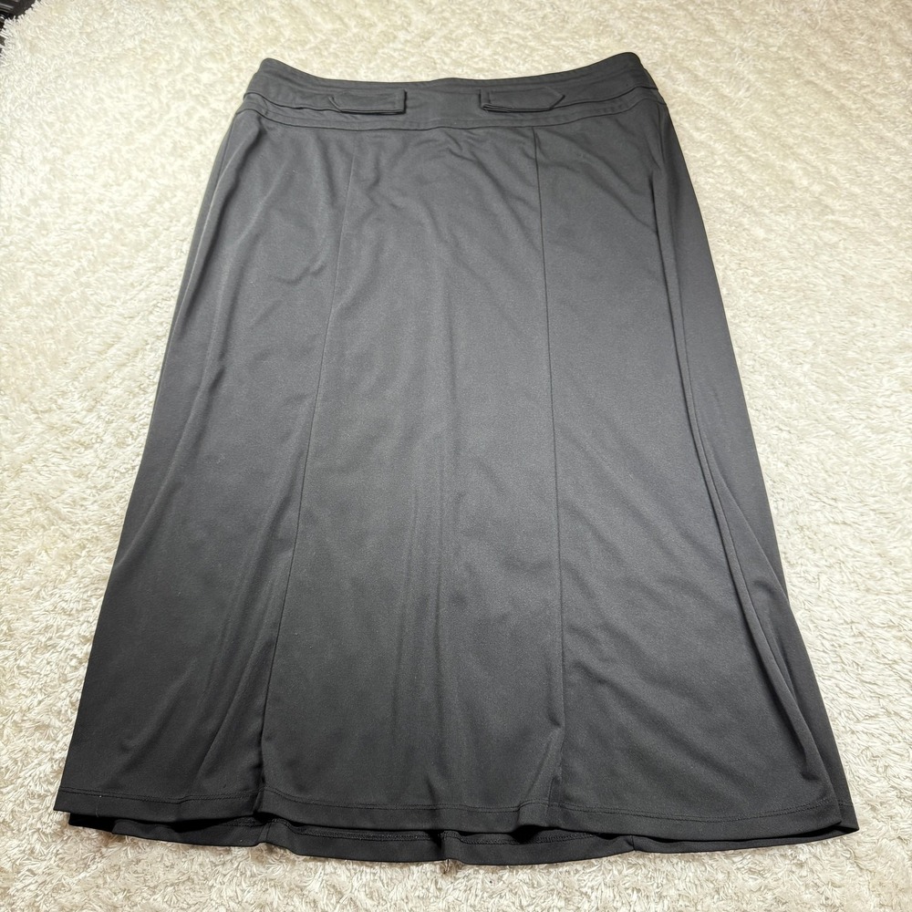 Cato Woman Skirt Womens 18W Black A-Line Career Work Pull On Plus Size Casuel